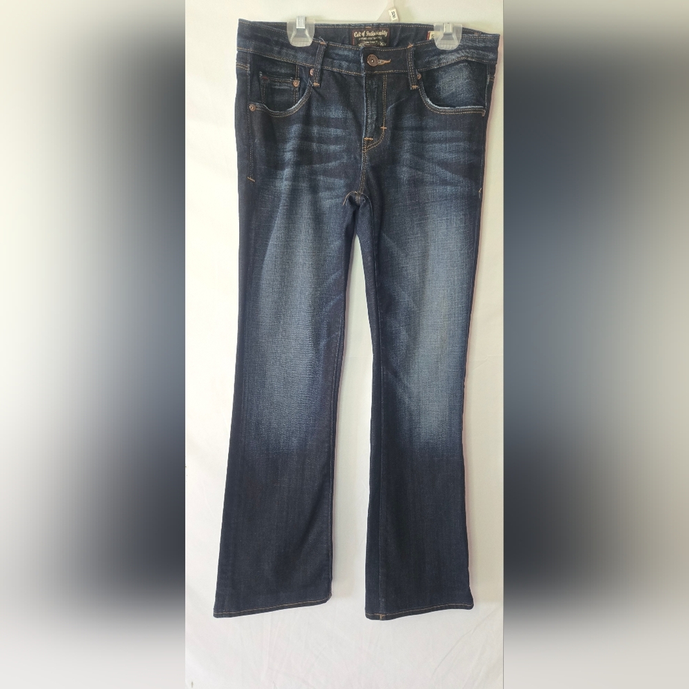 Cult Of Individuality Women's Bohemi Flare Boot Cut Swarovski Accent Jeans 28/6